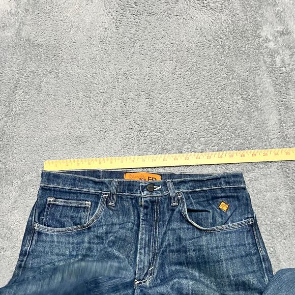 Wrangler FR 20X Bootcut Jeans Mens 34 x34 Flame Resistant Blue Denim - Picture 8 of 11
